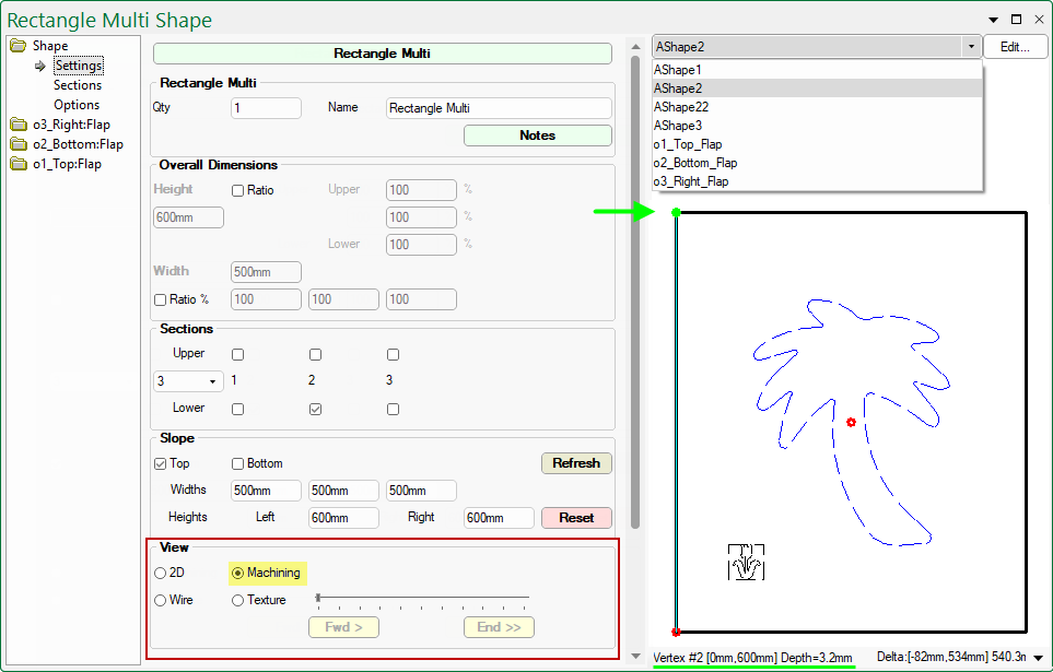 Click to view in 2D (Plan) View